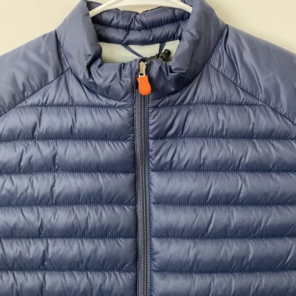 Save the Duck Navy Ultra Light Jacket Puffer Vest Size: S - Picture 4 of 7